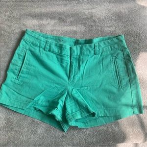 a.n.a Teal Slit Pockets Twill Short size 8